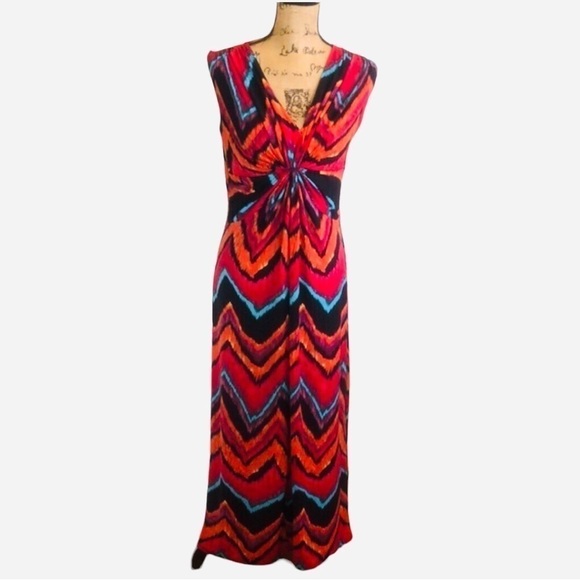 NY Collection Dresses & Skirts - Ny Collection Multi Colored Maxi Dress size M